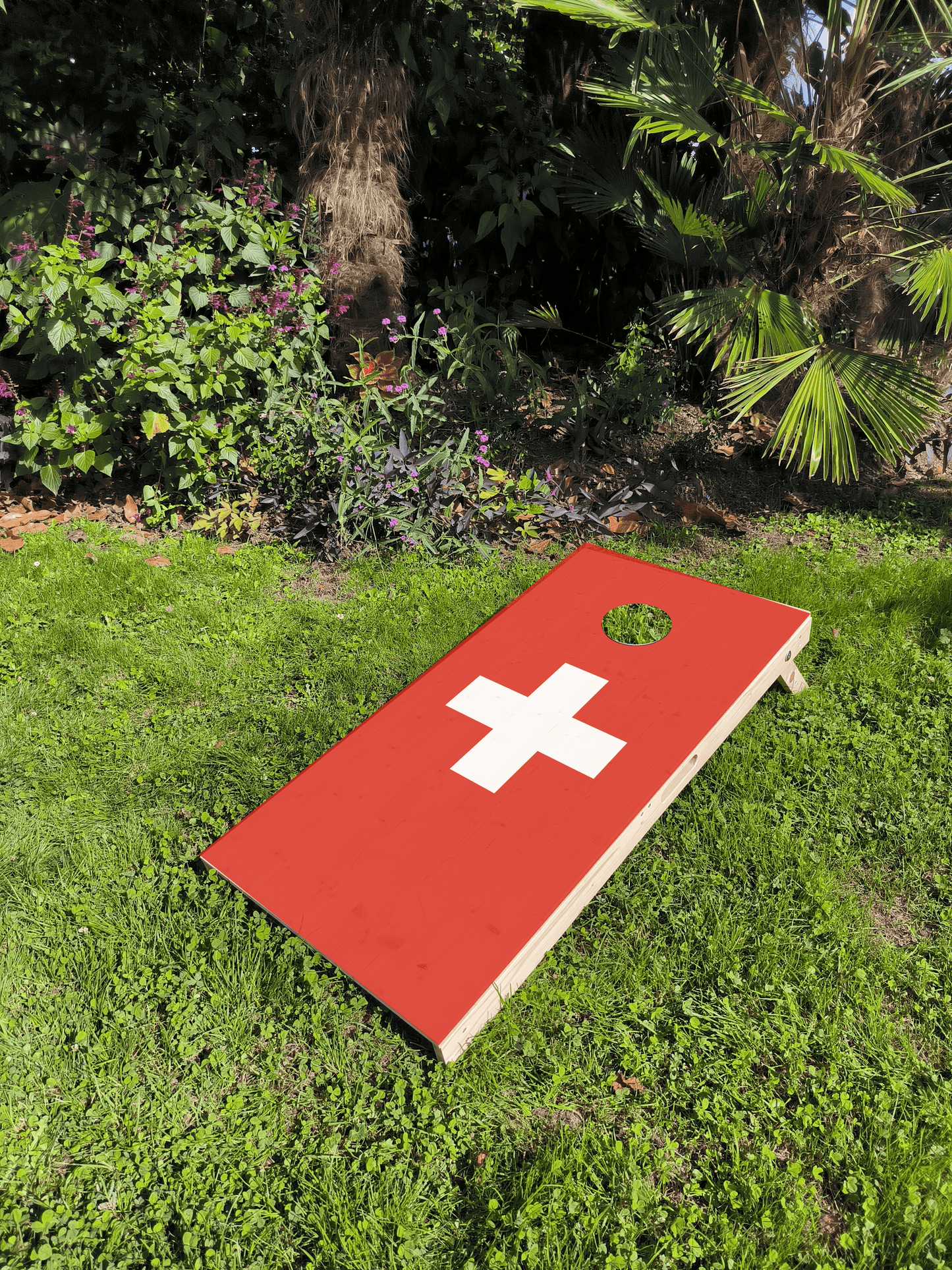 Cornhole - Drapeau Suisse