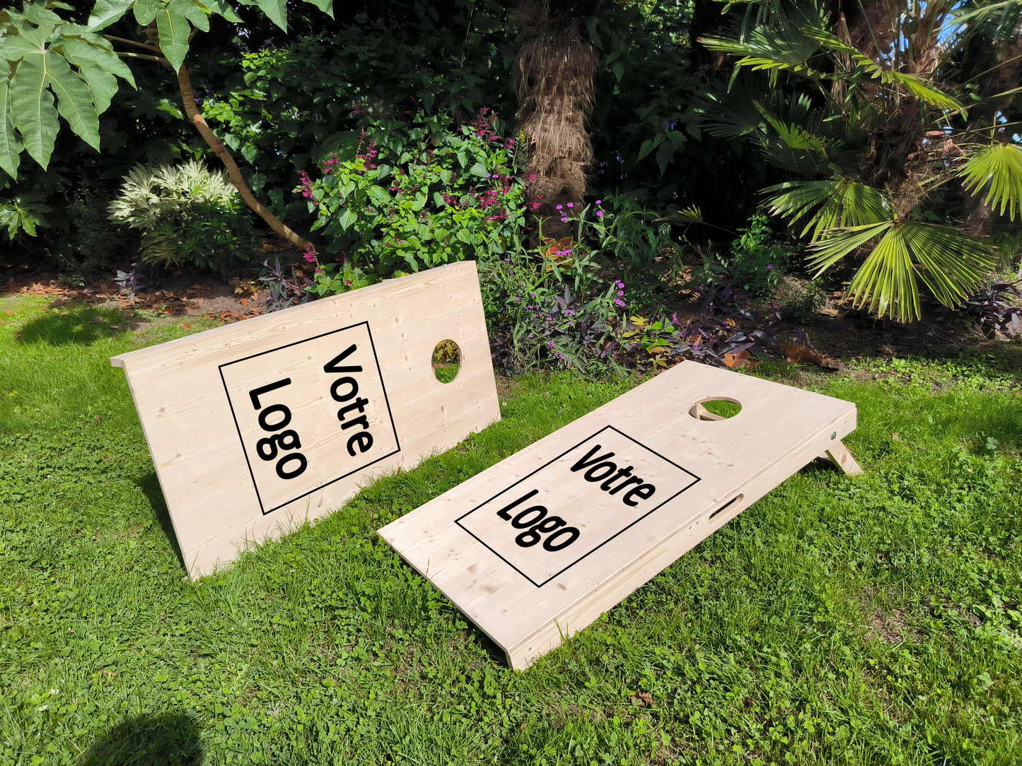 Cornhole duo - Logo personnalisé